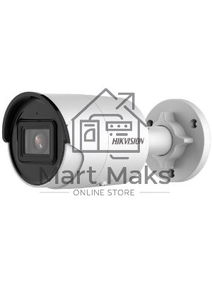 Камера видеонаблюдения цилиндрическая Hikvision DS-2CD2083G2-IU(4мм) 8Мп уличнаяс EXIR-подсветкой до 40м и технологией AcuSense1/2.8