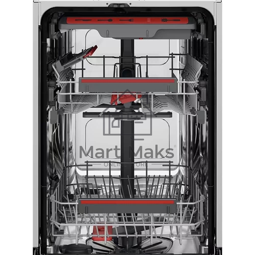 Встраиваемая посудомоечная машина AEG FSE73527P, черный, 44.6 см, 10 компл., 44 дБ, класс D