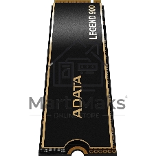 Накопитель SSD ADATA LEGEND 900, 2000Gb, PCIe 4.0 x4, 2280, NVMe, R/W 7000/5400, с радиатором