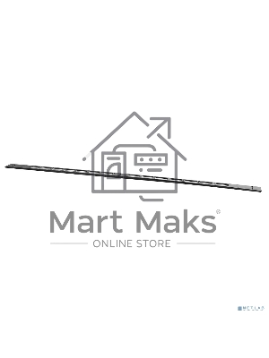 Вертикальный кабельный органайзер ЦМО в шкаф, ширина 75 мм 42U, черный (ВКО-М-42.75-9005)