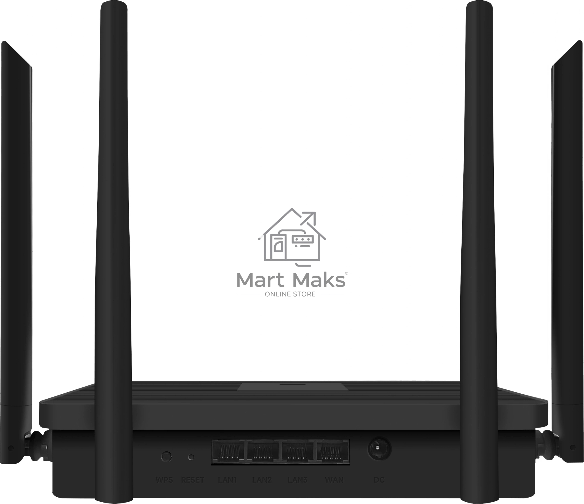 Роутер беспроводной Триколор TR-router-04 (046/91/00057758) AC1200 10/100/1000BASE-TX черный