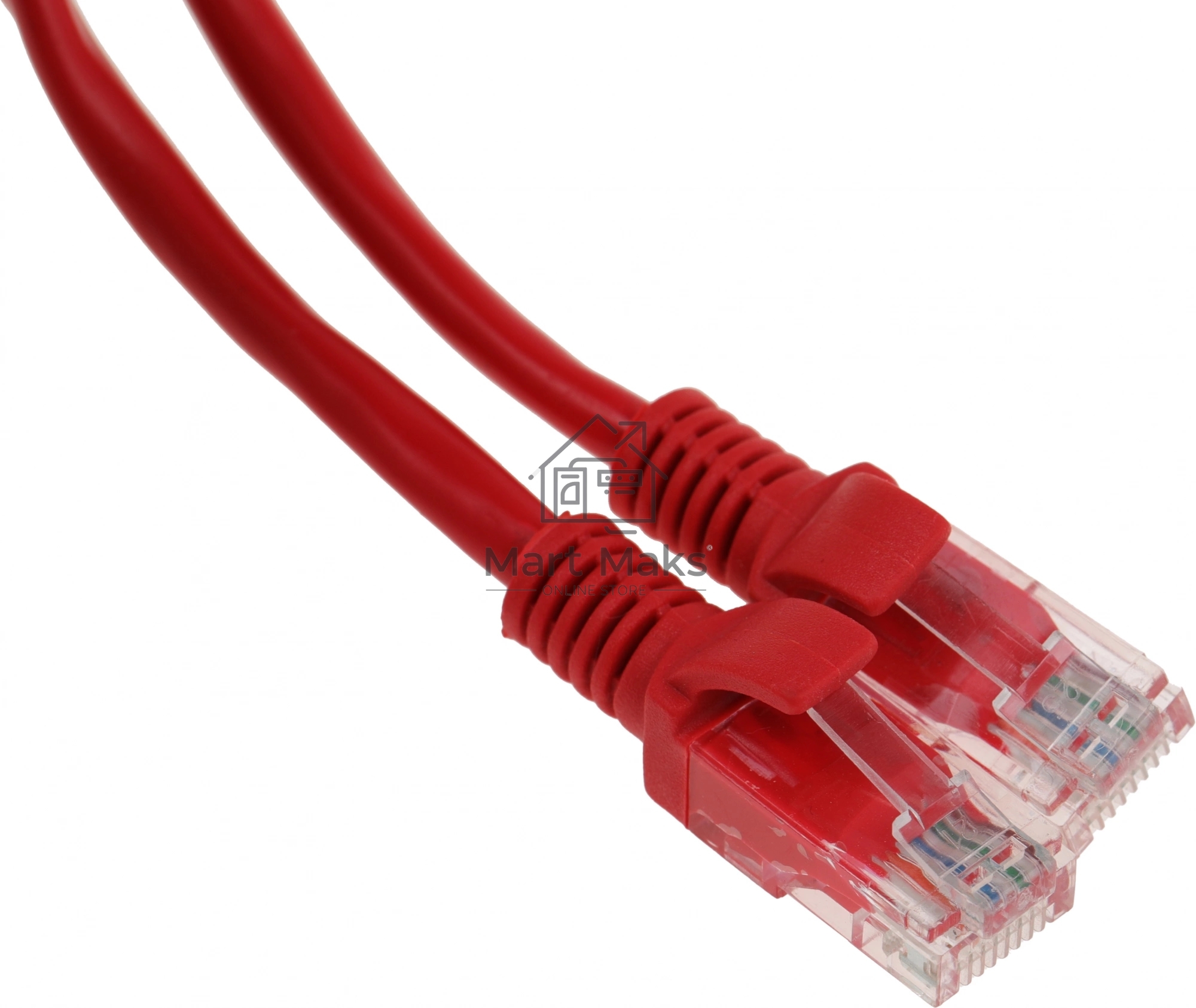 Патч-корд UTP Cablexpert кат.5e, 1м, литой, многожильный (красный)