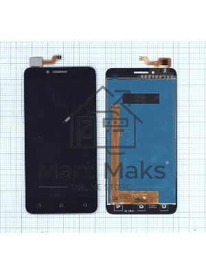 Дисплей для Lenovo A6600 A6800 черный