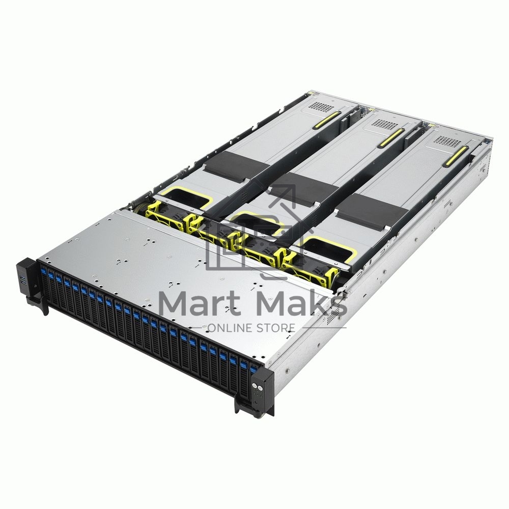 Серверная платформа Asus RS720A-E12-RS24U/10G/2.6kW/24NVMe/GPU