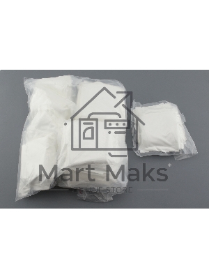 Безворсовая тряпка 90х90 белая 100 шт в упаковке 10 уп.