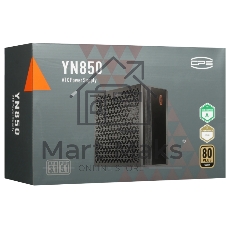 Блок питания PCCooler YN850, 850Вт, 80+ Gold, 135мм, модульный, черный