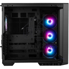 Компьютерный корпус MSI MAG Pano 100R PZ, Mid Tower, ATX, 2xUSB 3.2 Gen 1, 1xUSB 3.2 Gen2 Type-C, 3x120мм ARGb Reverse Blade Fan, 1x120мм ARGb Fan, ARGb+PWM Control Board,Tempered Glass Window, Brown Box