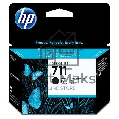 Картридж струйный HP №711 CZ133A черный для HP DJ T120/T520 (80мл)