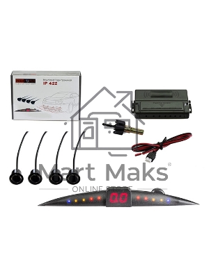 Парковочный Радар Silverstone F1 Interpower IP-422 4 датчика черный