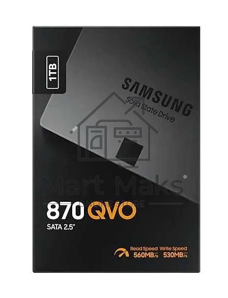 Накопитель SSD Samsung 870 QVO, 1TB, SATA III, 2.5