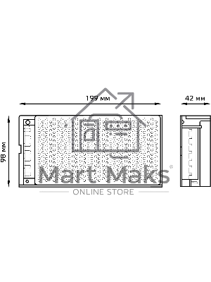 Блок питания GAUSS LED STRIP PS 100W 12V