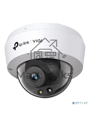 Камера видеонаблюдения цветная купольная IP-камера 4 Мп/ 4MP Full-Color Dome Network Camera