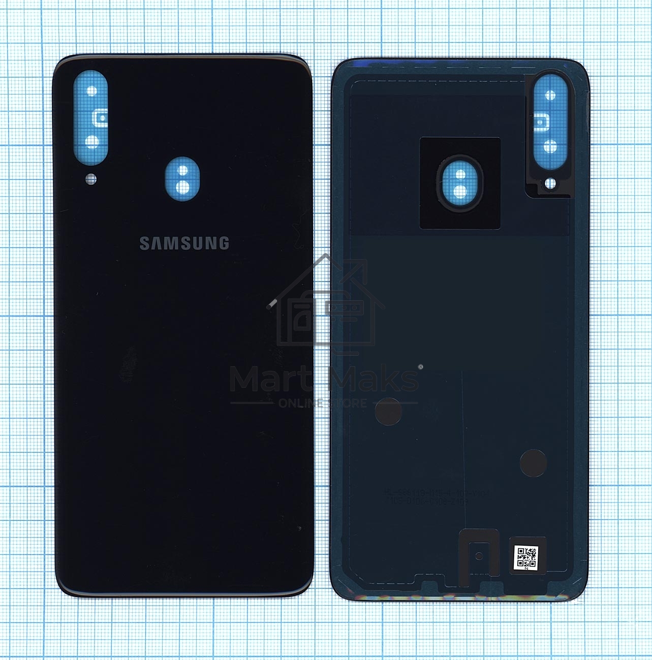 Задняя крышка для Samsung A207F Galaxy A20S (2019) черный
