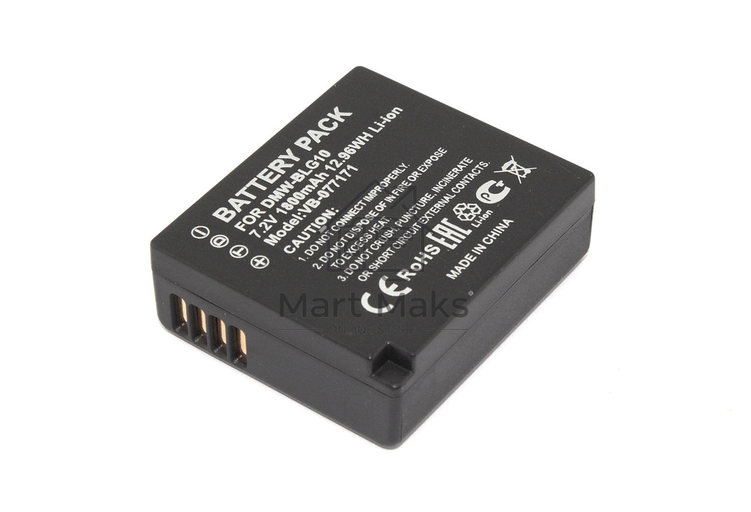 Аккумуляторная батарея для фотоаппарата Panasonic Lumix DMC-GF6R 7,2V 1800mAh