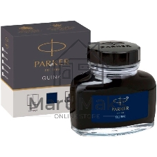 Флакон с чернилами Parker Quink Z13 (CW1950378) черный/синие чернила, 57мл для ручек перьевых
