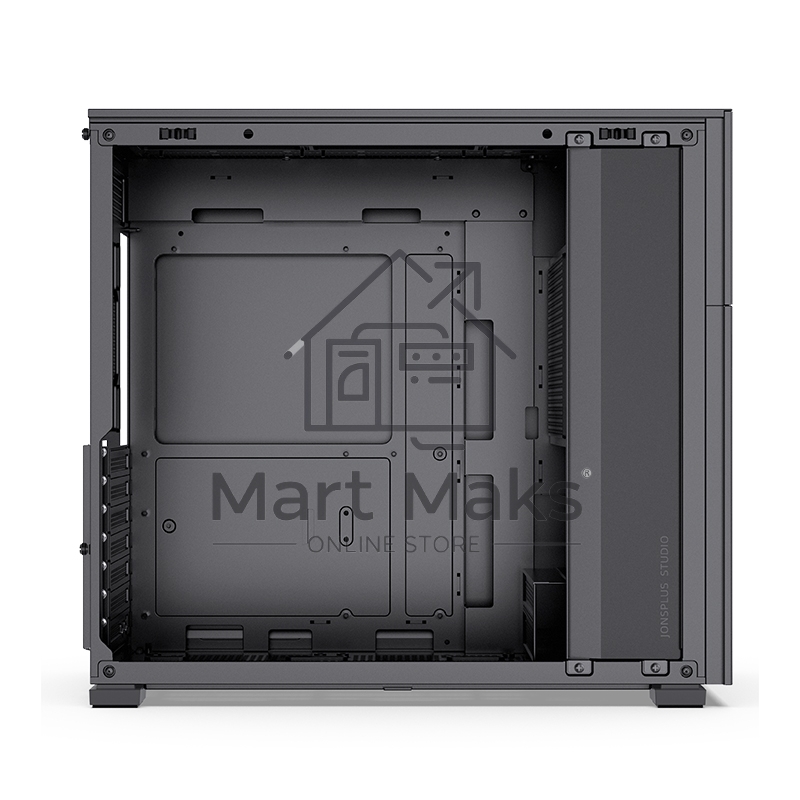 Корпус без блока питания JONSBO D41 STD Black ATX без БП, боковая панель из закаленного стекла, mini-ITX, micro-ATX, ATX, черный