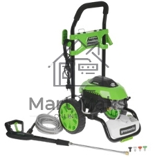 Мойка высокого давления электрическая GreenWorks GHP2000 140 bar (5105507)
