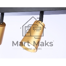 Накладной поворотный спот Ambrella light TA13151/3 BK/GD черный/золото GU10/3 max 12W 445*60*130
