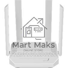 Маршрутизатор Netcraze Challenger Мультигигабитный интернет-центр с Mesh Wi-Fi 6 AX3000, 2 портами 2.5 Gigabit Ethernet и переключателем режима роутер/ретранслятор
