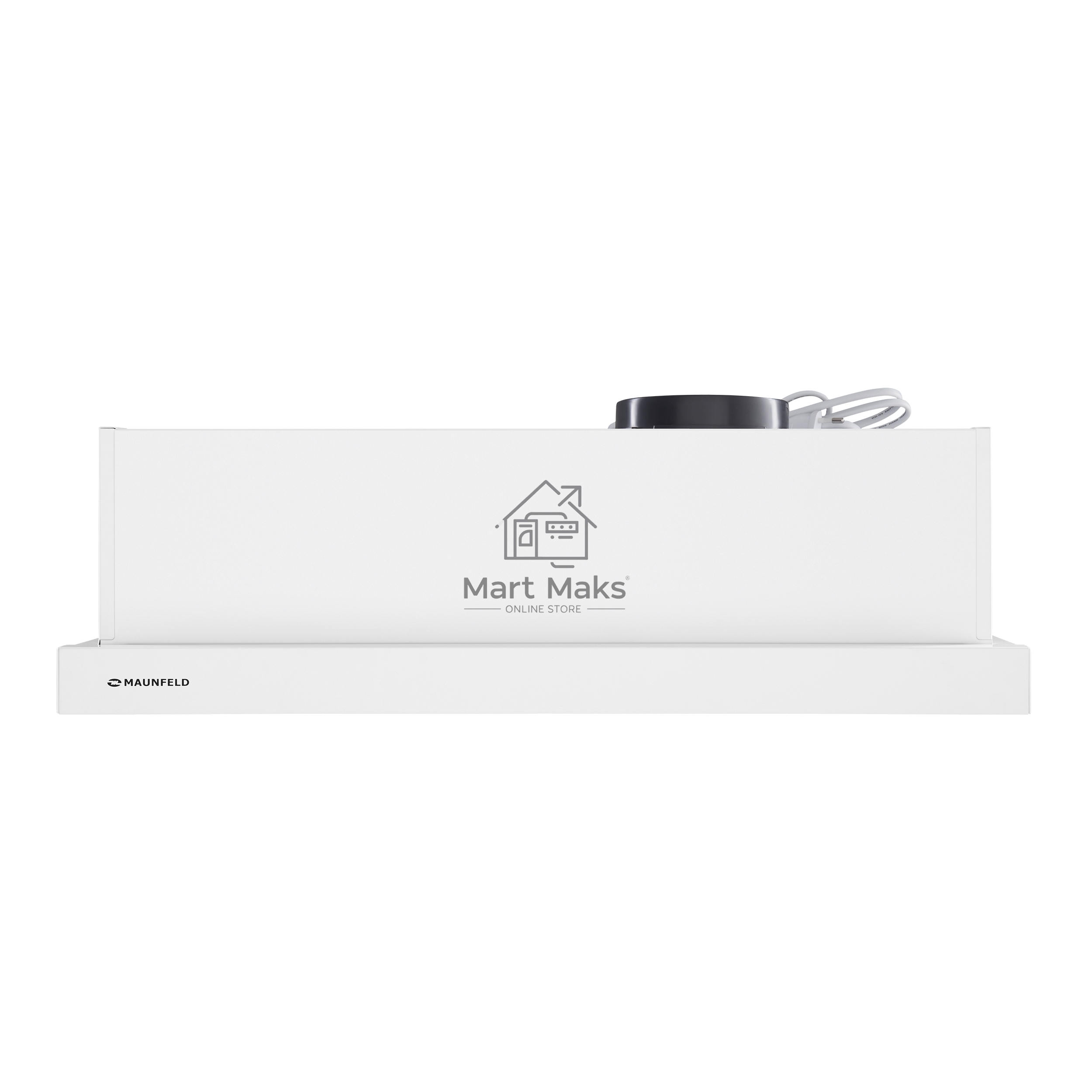 Вытяжка встраиваемая Maunfeld VS Light 50 белый, 50 см, 520 куб. м/ч, 56 дБ