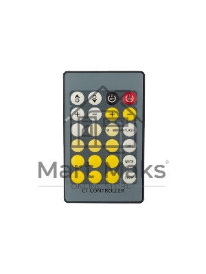 Контроллер LED для светодиодной ленты белый Mix 12/24 В, 72/144 Вт, 24 кнопки (IR)