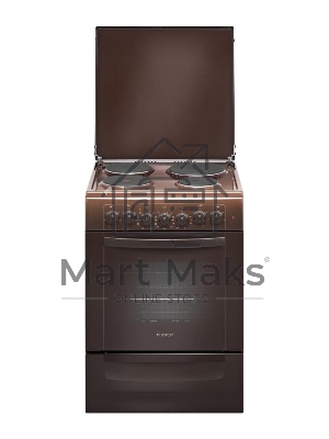 Плита электрическая Gefest 6140-02 0001 коричневый, конфорок 4 электрических, духовка 55 л, 60 см x 85 см x 60 см