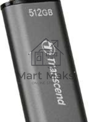 Флешка USB Transcend Jetflash 920 (TS512GJF920), 512Gb, USB 3.1, R/W 420/400, темно/серый