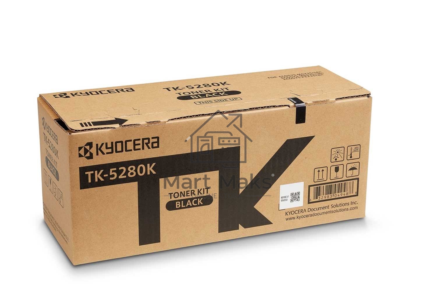 Картридж лазерный Kyocera TK-5280K (1T02TW0NL0) черный для M6235cidn/M6635cidn/P6235cdn 13000 стр
