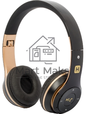 Наушники Harper HB-213 20-20000 Гц 88 дБ 32 Ом 200мА черный/золотой