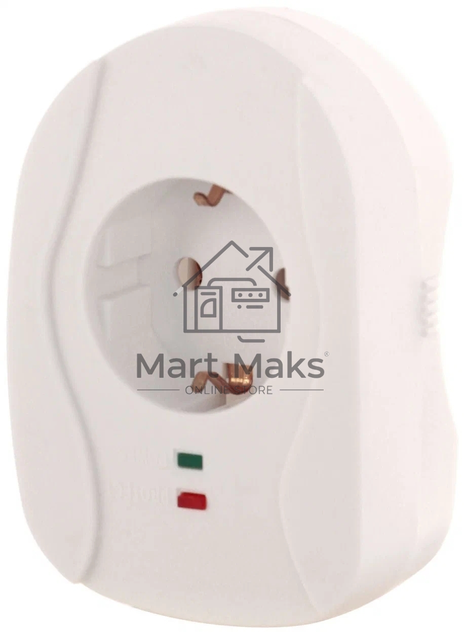 Сетевой фильтр Buro 100SH-WE (1 розетка) белый (коробка)