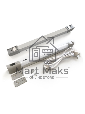 Осветительная панель Hyperline TL19-LED-10W-EU 19 дюймов, LED 10W, 110/220V, 19 дюймовое крепление+ магнитное крепление, 485х31х48мм, длина кабеля 2м, евровилка