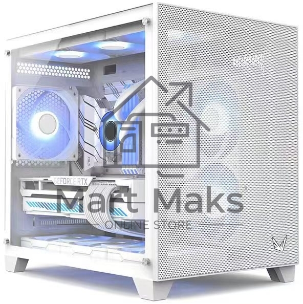 Компьютерный корпус AeroCool / Formula Crystal Z5 белый без БП mATX 11x120mm 2xUSB2.0 1xUSB3.0 audio bott PSU