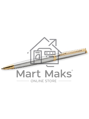 Ручка шариковая Waterman Hemisphere (CWS0920370) Steel GT M, синие чернила, подарочная коробка