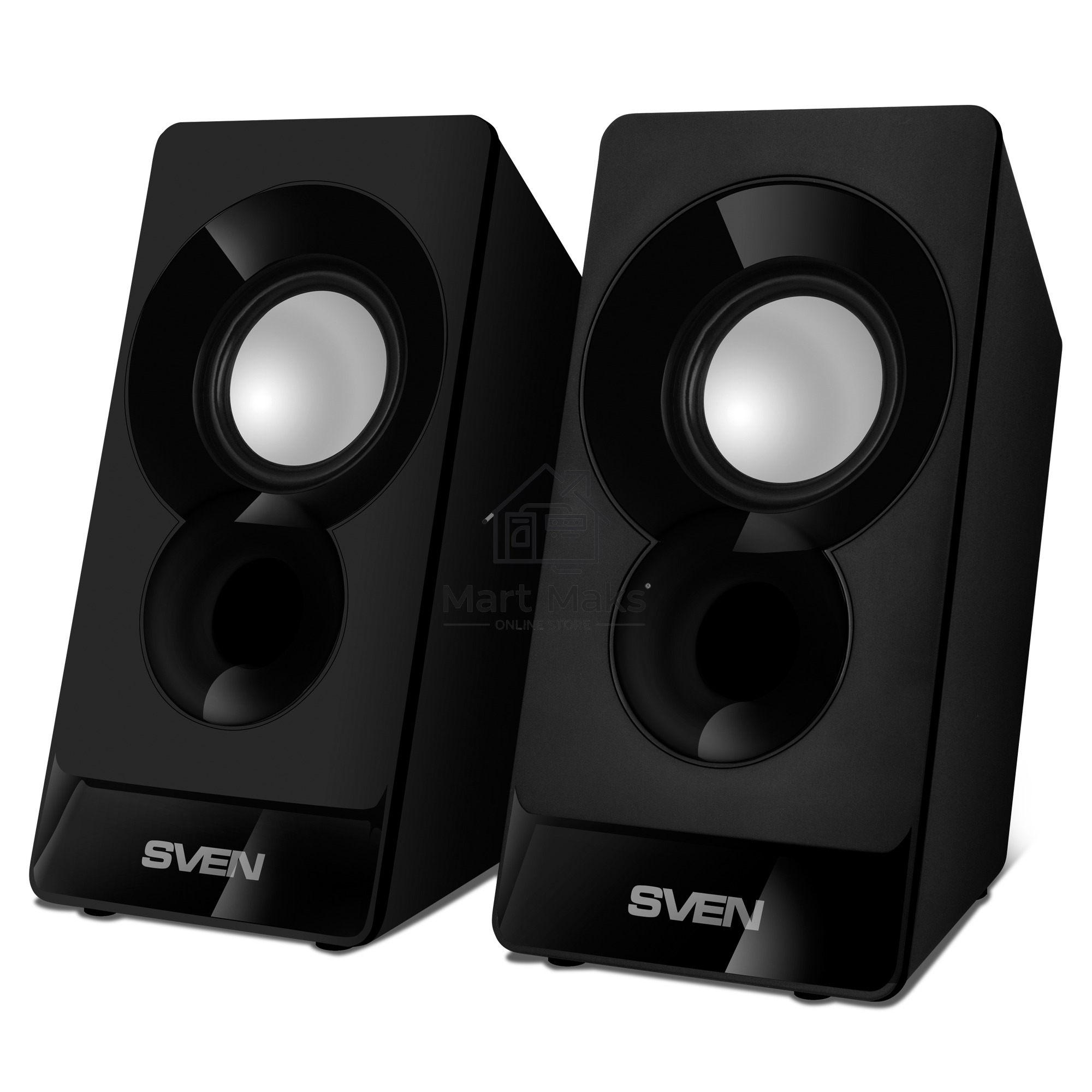 Акустическая система SVEN 300 2.0 черный 6Вт