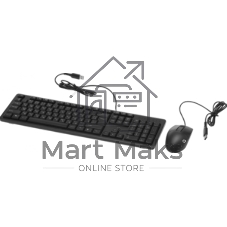 Комплект клавиатура+мышь A4Tech KR-3330S проводной, USB, 1200 DPI, чёрный