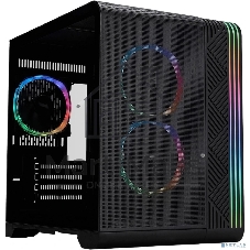 Корпус 1STPLAYER VT5 ARGB Black, Mini-Tower, чёрный, 3 x 120 мм