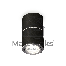 Светильник Ambrella Light XS7402140 SBK/PSL черный песок/серебро полированное MR16 GU5.3 (C7402, A2070, C7402, N7003)