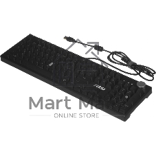 Клавиатура MSI Forge GK320 проводная, USB Type-A, чёрный