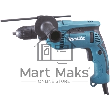 Дрель ударная Makita HP1641 680Вт патрон:быстрозажимной реверс