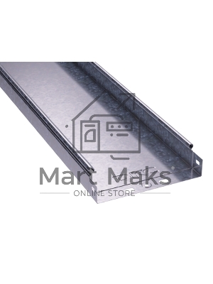 Лоток листовой неперфорированный 50х50 L2000 сталь 0.7мм ДКС 35010