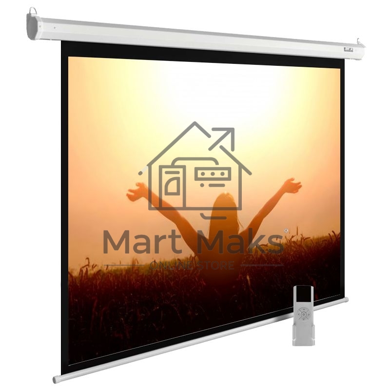 Экран Cactus 165x220см MotoExpert CS-PSME-220x165-WT 4:3 настенно-потолочный рулонный белый (моторизованный привод)