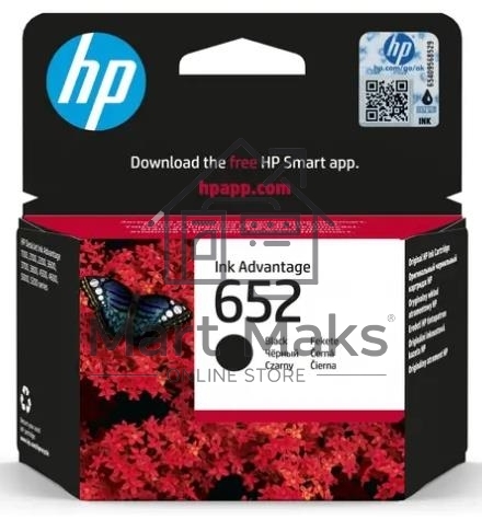 Картридж струйный HP №652 (F6V25AE) черный, 360 стр., для DJ IA 1115/2135/3635/4535/3835/4675