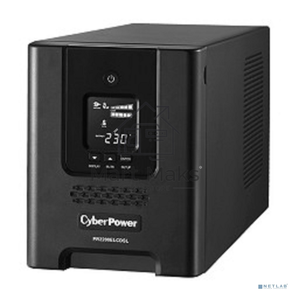 Источник бесперебойного питания CyberPower PR2200ELCDSL 2200VA/1980W USB/RJ11/45 (9 IEC)