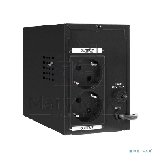 Источник бесперебойного питания ExeGate Power Smart ULB-500.LCD.AVR.2SH 500VA/300W, LCD, AVR, 2*Schuko, металлический корпус, черный
