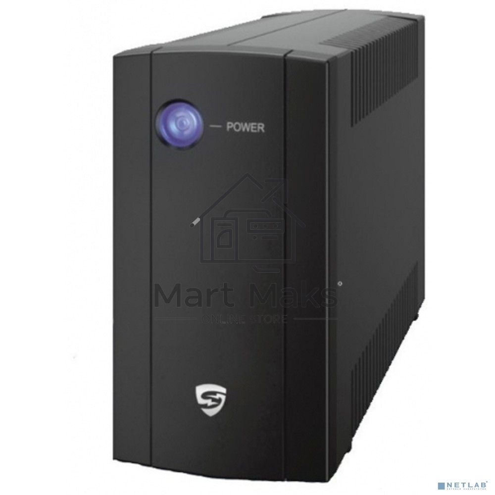 Источник бесперебойного питания UPS Сайбер Электро СТАРТ ПЛЮС-850ВА-ЕВРО Линейно-интерактивный  850ВА/425Вт. RS-232(2 EURO) (12В /5Ач.)