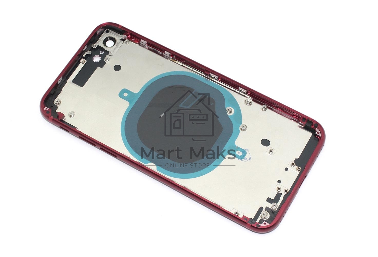 Задняя крышка (корпус) в сборе с рамкой для Apple iPhone SE3 красная