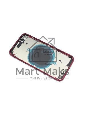 Задняя крышка (корпус) в сборе с рамкой для Apple iPhone SE3 красная
