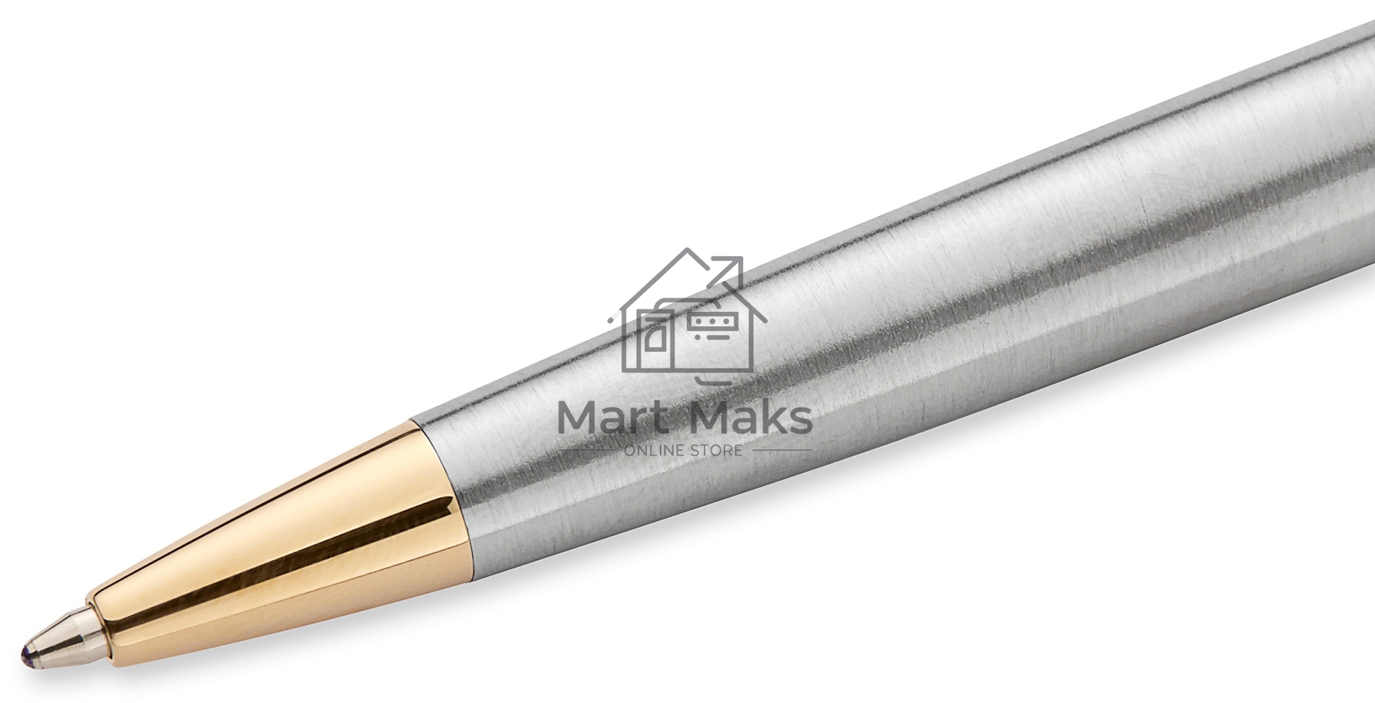 Ручка шариковая Waterman Hemisphere (CWS0920370) Steel GT M, синие чернила, подарочная коробка
