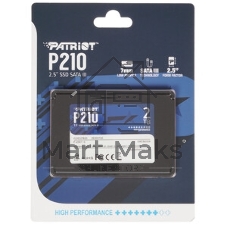 Накопитель SSD Patriot P210, 2Tb, SATA III, 2.5