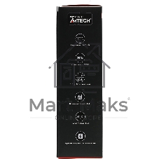 Мышь проводная A4Tech Bloody V8M Max черный, 12000 dpi, USB Type-A, кнопки - 8